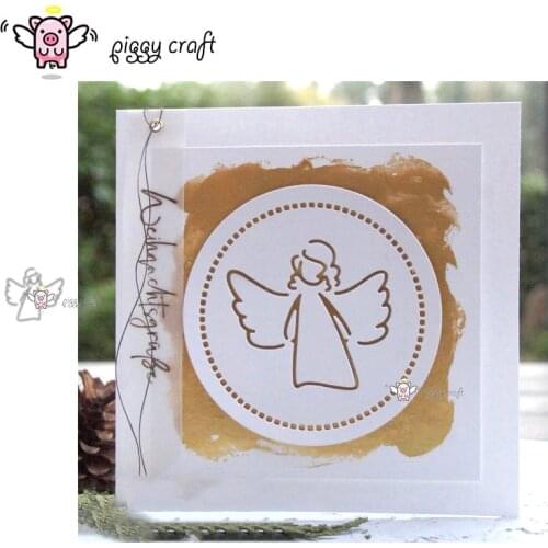 Piggy Craft metal cutting dies cut die mold New Angel wings girl Scrapbook paper craft knife mould blade punch stencils dies