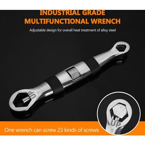Hot Sale 23 In 1 Multifunctional Flexible Type Wrench/7-19mm Adjustable Wrench