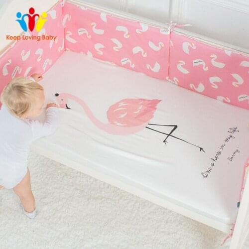 Cotton Crib Fitted Sheet Baby Bed Mattress Cover Protector Newborn Bedding Sheets Cot Linen Childrens Bedspread