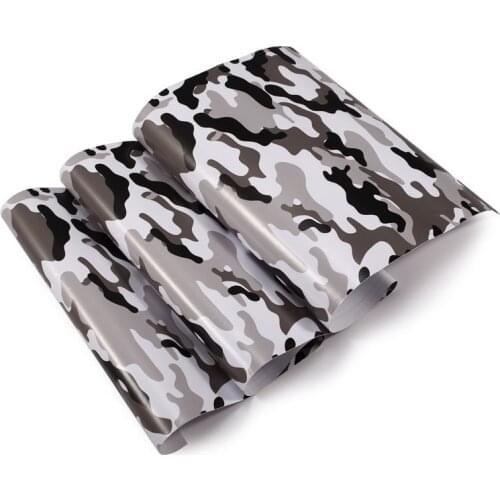 New black white Sticker Car Camouflage Color Change Film Wrap Sheet Adhesive Vinyls PVC Motorcycle Carbon Fiber Sticker