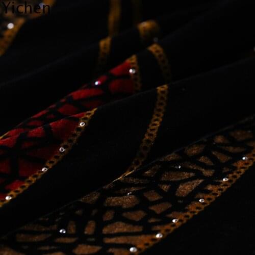 114cm*50cm Autumn Hot Printing Velvet Lining Mulberry Silk Velvet Cheongsam Pleuche Clothing Cloth