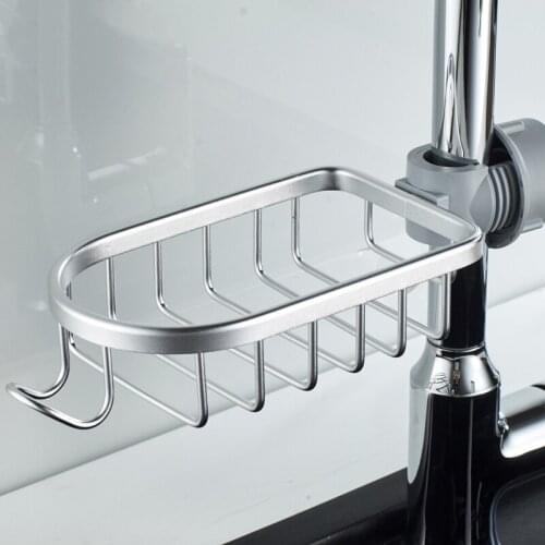Bathroom buckle sprinkler pipe asphalt rack kitchen Sponge Storage Holder asphalt basket Body Cleaning Accessories Holder