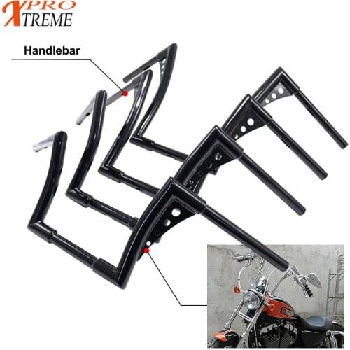 Motorcycle 10" 12" 14" 16" Inch Handlebar For Harley XL883 XL883n XL883 XL1200 Softail Sportster Before 2016