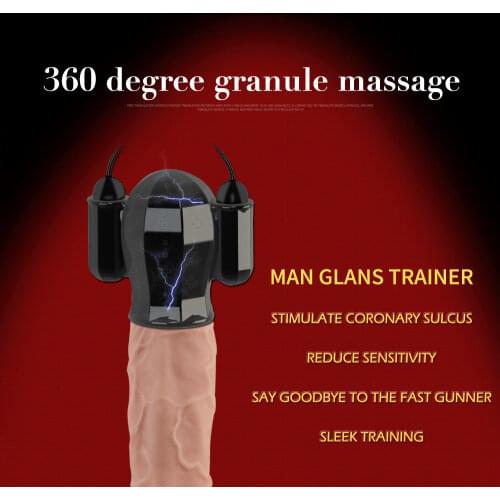 Sex Toys For Men Rechargeable Penis Massager With 360 Degree Male Masturbator Delay Lasting Glans Trainer Mens Glans Trainer
