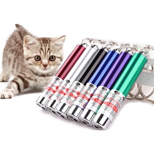 LED Laser Light Cat Toys Laser Pointer Red Dot Pen Interactive Toy for Kitten Puppy Pet Supplies