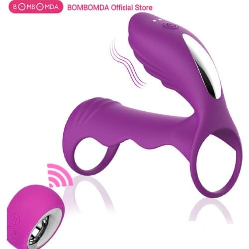 Sex Double Ring Bullet Vibrator Rotating Anal Plug Prostate Massager Butt Plug Anal Pump Masturbator for Men Adult Sex Toys