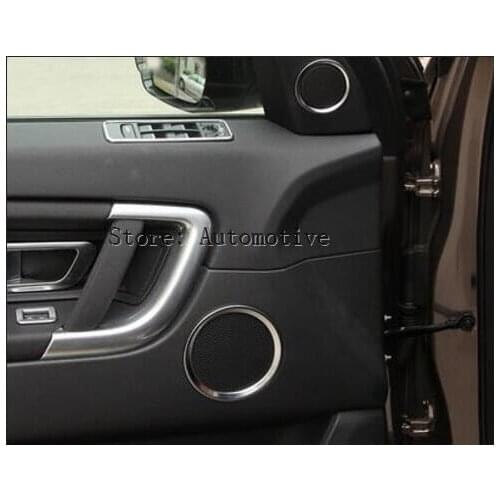 Inner Car Door Speaker Cover Ring For Land Rover Discovery Sport 2015-2016 6pcs