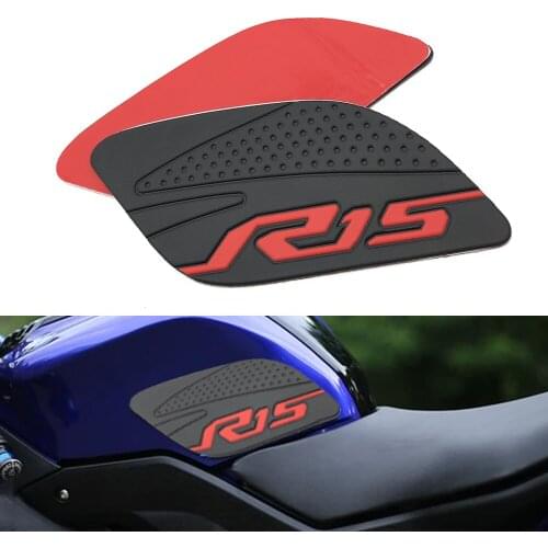 Motorcycle Protector Anti Slip Tank Pad For YAMAHA R15 V3 2017 2018 2019 2020 Sticker Gas Knee Grip Traction Side Decal Rubber