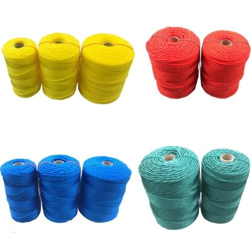 1/2/3mm Nylon Rope Construction String Binding Polyethylene Thick Seedling Plastic Advertising Greenhouse Rattan Thread