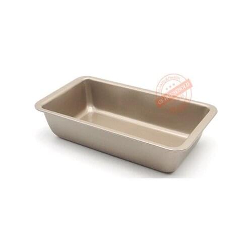1Pcs 8.5inch Rectangle Non-stick Baking Pan, Flat Bottom Bread Baking Tray Cake Pan