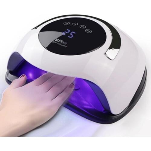 120W High Power Nail Dryer Fast Curing Speed Gel Nail Lamp LED UV Lamps For Curing All Kinds of Gel Auto Sensing Lamp For Nails