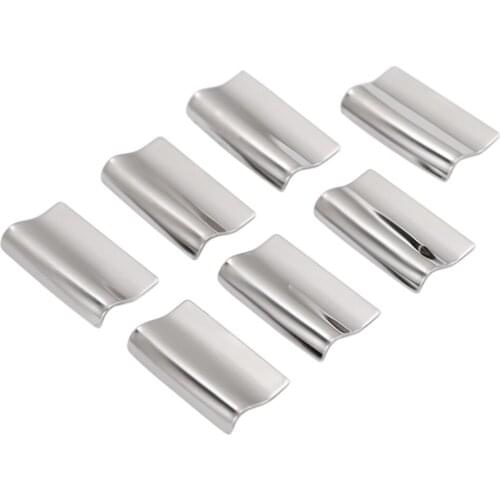7pcs Car styling Stainless Steel fit For Honda Fit CRV CR-V City Accord lift buttons sequins sticker