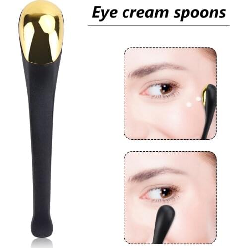Eye Cream Applicator Anti Wrinkle Eye Massager Stick Facial Mask Mixing Brush Essence Mixing Metal Spatula Beauty Care Tools