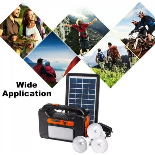 Emergency Solar Set Standby Power Supply Music Speaker USB Charging Bluetooth Speaker Radio System Camping Outdoor Tool