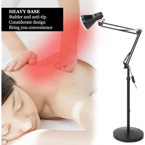Infrared Light Heating Therapy Floor Stand Lamp Muscle Pain Cold Relief Beauty Physiotherapy Skin Care Health Care & Massage