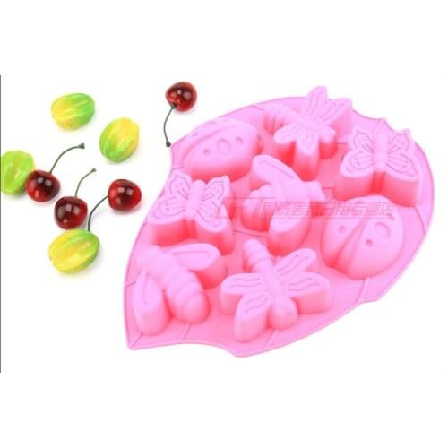 Baking Tools Insect/Bee/ Butterfly Shape Cake Mold Silicone Mold Candy Jelly Chocolate Mould Cake Decorator