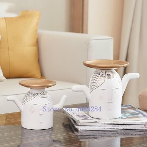 Creative modern Home decoration Desktop debris storage Nordic Home living room Crafts Home Decorations Entrance key storage