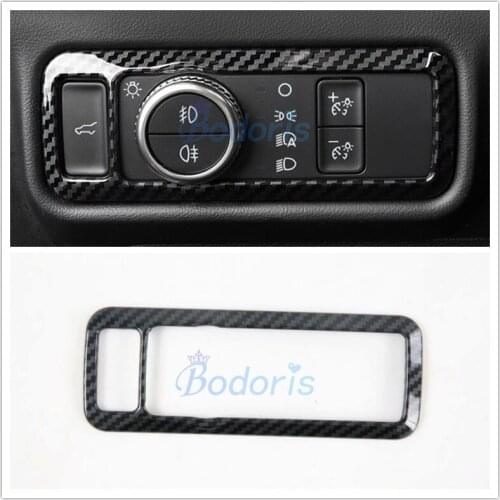 Interior Headlight Switch Cover Light Adjustment Panel Moulding Trims Car Styling For Ford Explorer U625 2020 2021 Accessories