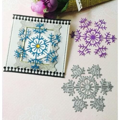Metal Cutting Dies Stencils for DIY Scrapbooking Photo Album Xmas Christmas Snowflake Embossing Paper Card Decorative Craft