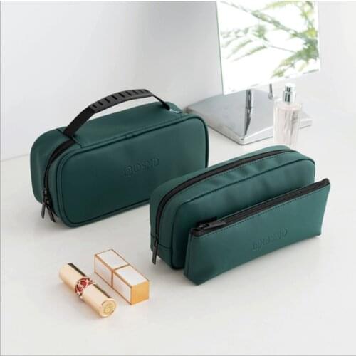 Cloudsweet Multifunctional Cosmetic Bag Women PU Travel Make Up Necessaries Organizer Zipper Makeup Case Pouch Toiletry Kit Bags