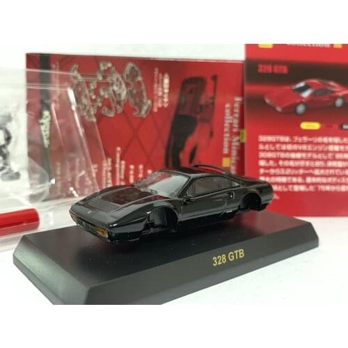 KYOSHO 1/64 Ferrari 328 GTB Collect die casting alloy assembled trolley model