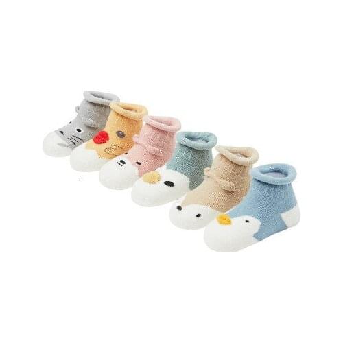 Baby Kids Cotton christmas Socks Anti Slip Floor Toddler Autumn Fashion Animal Newborn Cute Girls Boys Socks