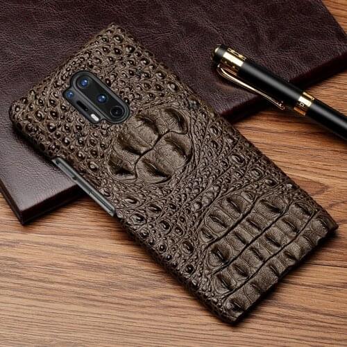 The New Luxury Leather phone case For Oneplus 8 Pro 9 Pro 6 6T 7TPRO Crocodile Leather back cover For One Plus 8pro 8 6T 7T 5T
