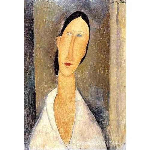 Office wall decor Hanka Zborowska Amedeo Modigliani artwork Hand painted High quality
