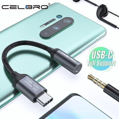 USB Type C to 3.5mm Headphone Jack Aux Audio Cable Adapter for Xiaomi Mi 10 9 Oneplus 8 Samsung Note 20 S20 Tipo C USB Adapter