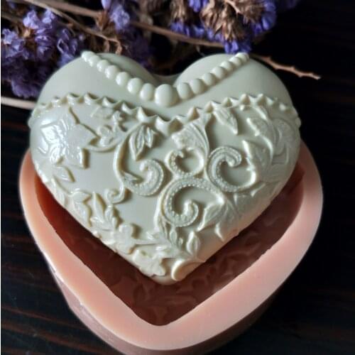 QT0199 PRZY Silicone Mold Wedding Soap Molds Silicone Fondant Mould Gypsum Chocolate Candle Mold Bride and Groom Clay Resin