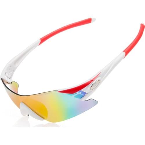 ROBESBON No.1 Sports Men Sunglasses Road Cycling Glasses Mountain Bike Bicycle Riding Protection Goggles Eyewear 5 Lens