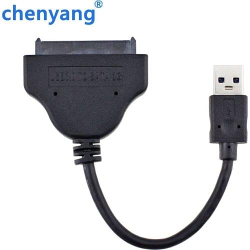 USB 3.0 to SATA 7+15 22P 2.5" Hard driver HDD SSD Adapter Cable Free Shipping