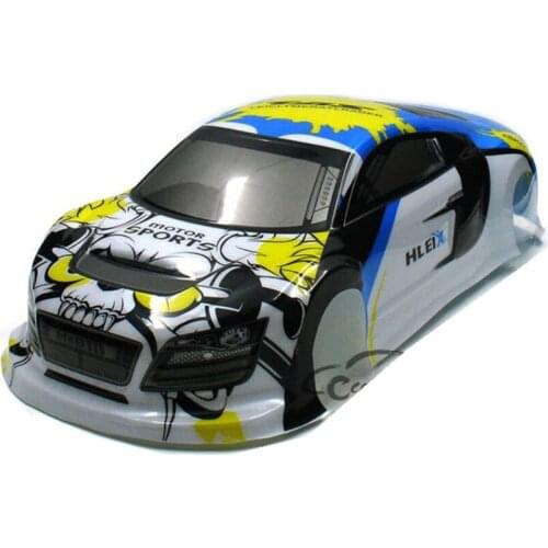 1/10 On Road PVC Audii drift high speed 4wdbody shell width 190mm front rear wheelbase 260mm