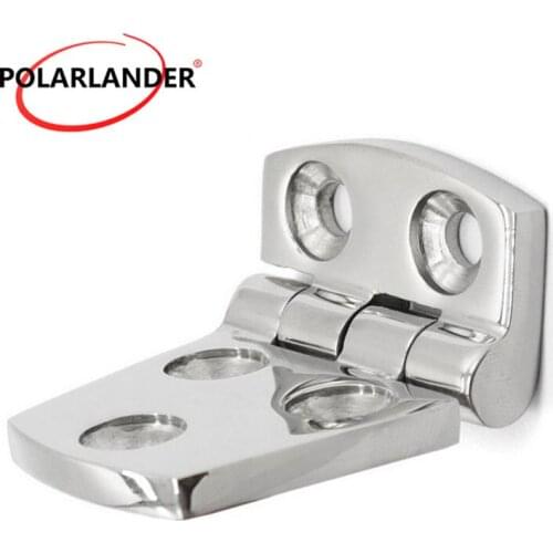 1 Piece Five Holes Hardware for Boat Marine 361 Stainless Steel Short Side Door Stamp Hinge