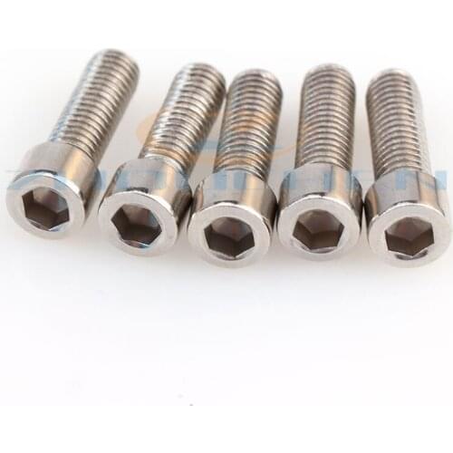 10pcs Motorcycle accessories high quality silver motorcycle screws M8 screws motorcycle general accessories screws