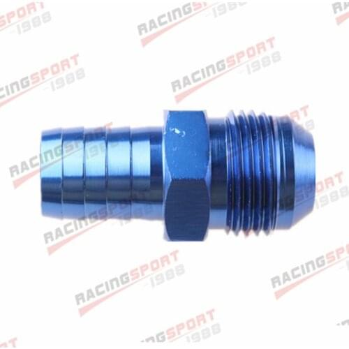 -12AN 12AN AN12 To 3/4" Barb Straight Fitting Fuel Line BLUE