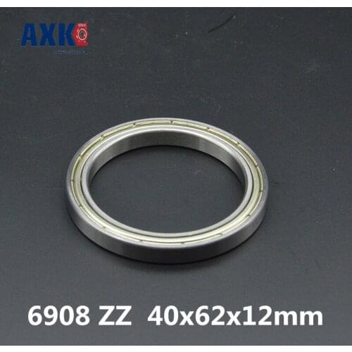 2021 Rushed Limited Steel Ball Bearing Rolamentos 6908 Zz Abec-1 (5pcs) 40x62x12mm Metric Thin Section Bearings 61908z 6908zz
