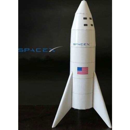 35cm Starship Falcon Rocket Paper Model DIY Popular Science Manual Class Stereo Origami Toy