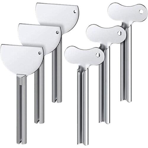 6Pcs Practical Toothpaste Squeezers Hair Dyeing Cream Extruders Simple Convenient Home Toothpaste Squeezers For Bathroom