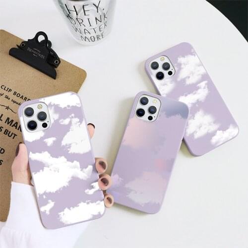 For Huawei Nova 8 5t P20 P30 P40 Lite E Pro P Smart 2019 2021 Z Mate 10 20 Lite Pro Y6 Y7 Y9 2019 Fashion Cloud Pattern Covers