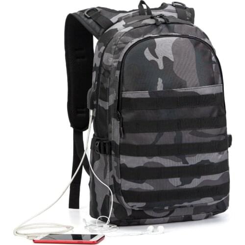 Travel Canvas Knapsack Pack Backpack Men Laptop Bag Military Tactical Backpack Bag Student Schoolbag Camouflage
