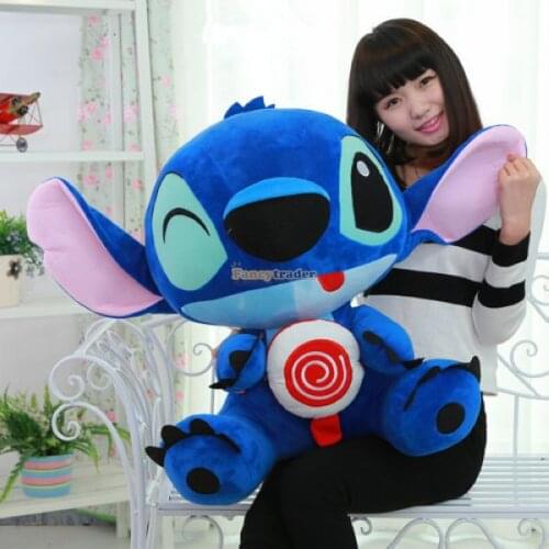 Fancytrader 26'' / 65cm Giant Stuffed Soft Plush Lovely Big Funny Stitch Toy, Cute Gift For Kids, Free Shipping FT50691