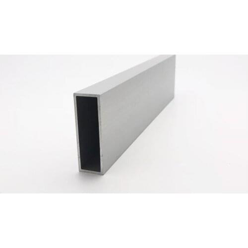 20mm*60mm*2mm square tube aluminum alloy hollow pipe rectangle straight duct vessel 100/200/300/400/500/550mm length