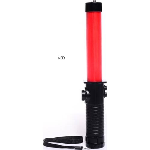 30cm Long Traffic Safety Flashing LED Light with Magnetic, Wrist Strap, Control Warning Torch Flashlight for Parking Guides