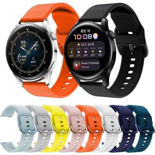 Sport Silicone Replaceable strap for HUAWEI Watch 3 band for Huawei Watch3 GT 2e GT2 42mm 46mm Bracelet Watchbands Correa