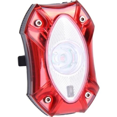Bike Tail Light Rechargeable Safety Red 3 Modes Flashing Warning Taillight