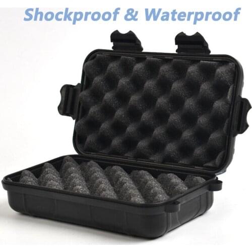 Waterproof Shockproof Outdoor Airtight Survival Container Storage Carry Case Box Matches Small Tools Travel Sealed Containers