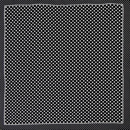 High-quality Pure Silk Scarf Women Bandana Female Hair Scarf Womens Natural Silk Square Head Scarf for Lady Polka Dots SBS005