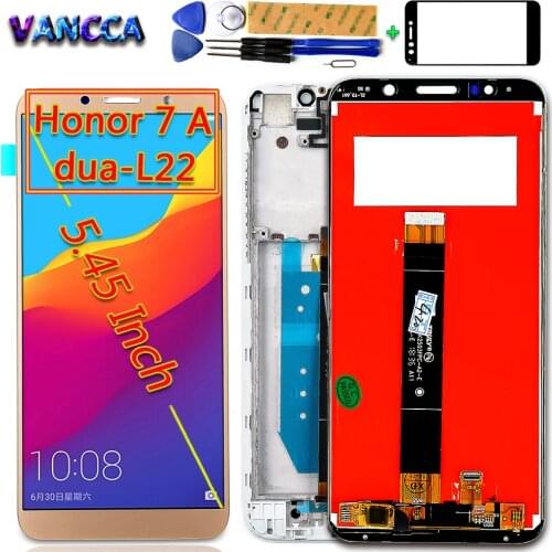 Vancca 5.45 inch LCD Display For Huawei Honor 7S 1440*720 Touch Screen Digitizer Assembly Honor 7A DUA-AL00 Frame Free Glassfilm