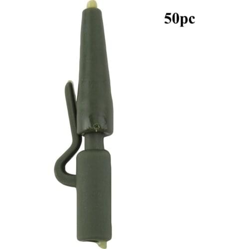50Pcs Carp Fishing Rig Safety Sleeves Lead Clips Slide Rigs Coarse Carp Fishing Buffer Bead Sleeves Protect new